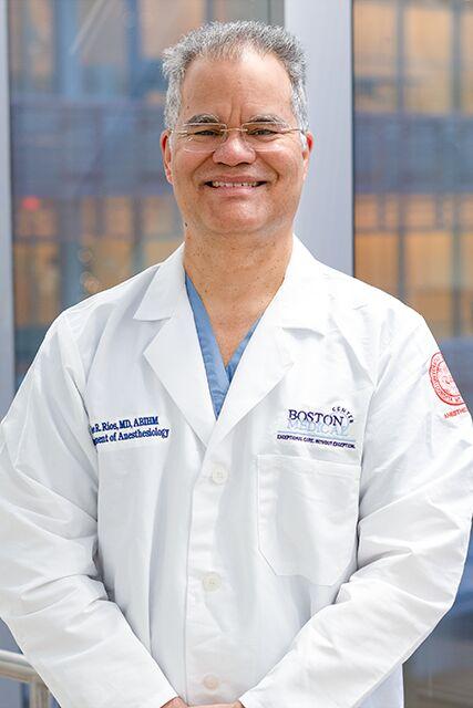 Headshot of Jose R. Rios, MD, ABIHM, anesthesiologist at Boston Medical Center