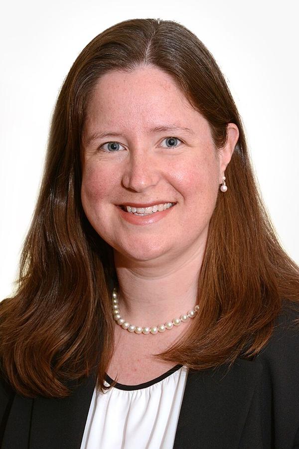 Headshot of Katrina E. Traber, MD, PhD, pulmonologist at Boston Medical Center