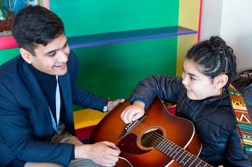 volunteer services music program - pediatrics yawkey lobby