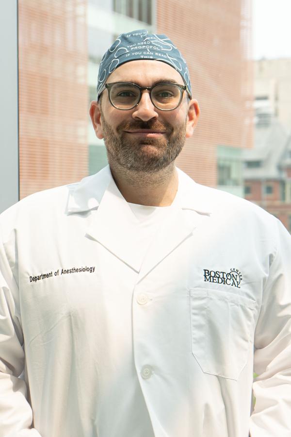 Headshot of Dylan Clark, DNP, nurse anesthetist in the Department of Anesthesiology at Boston Medical Center