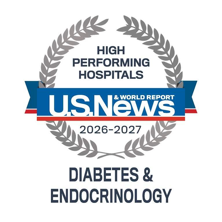 U.S. News & World Report: High Performing Hospitals, 2026–2027: Diabetes and Endocrinology