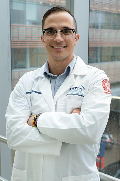 Headshot of Dominic V. Pisano, MD, anesthesiologist at Boston Medical Center
