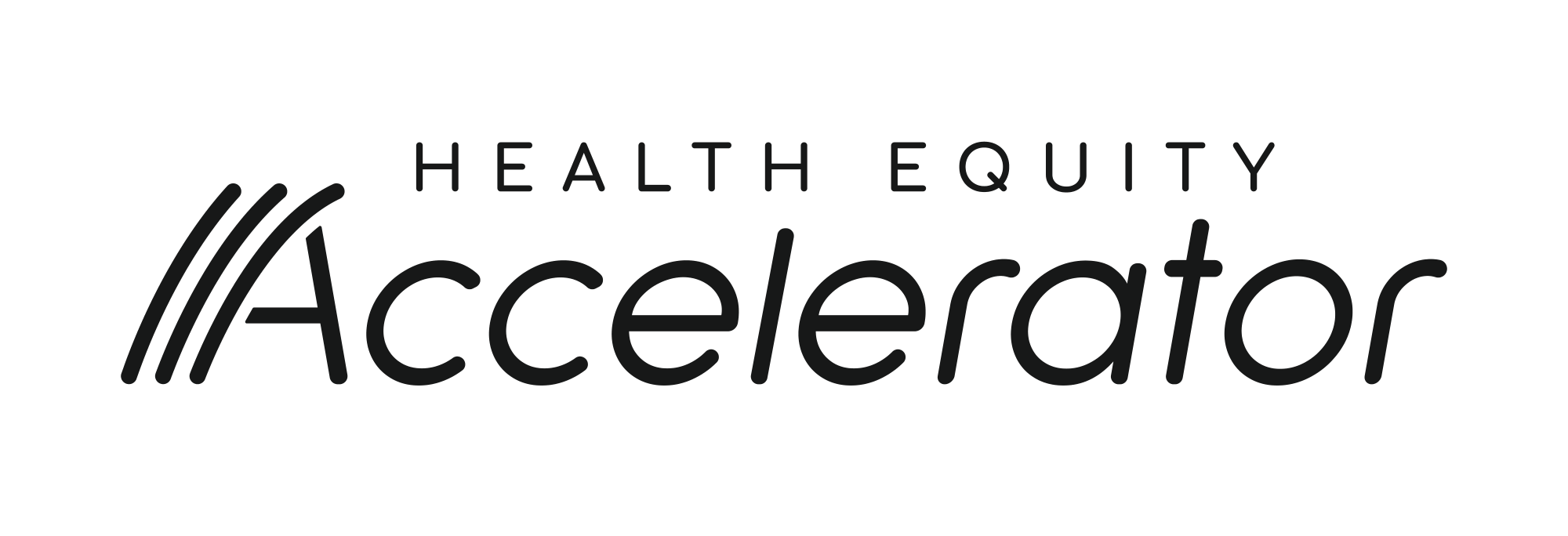 Logotipo del Acelerador de Equidad en Salud