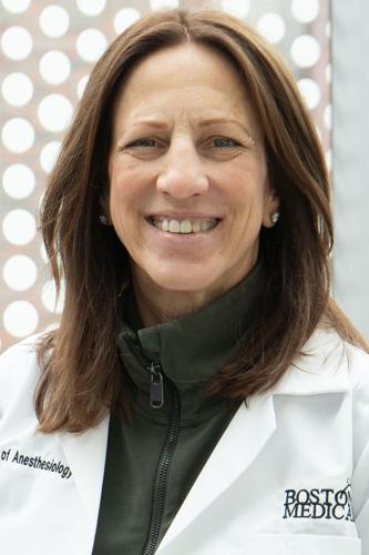 Headshot of Sarah Fredriksson, DNAP, CRNA, nurse anesthetist at Boston Medical Center