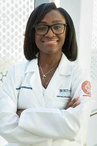 Headshot of Rachel A. Achu-Lopes, MD, anesthesiologist at Boston Medical Center