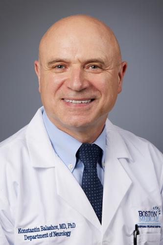 Headshot of Konstantin Balashov, a neurologist at Boston Medical Center