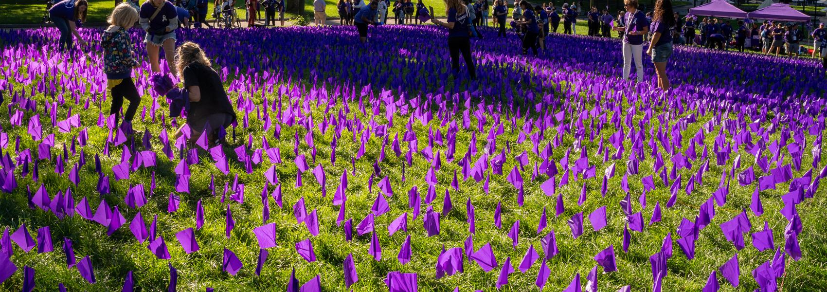 2023 Purple Flags Overdose Awareness Day Event