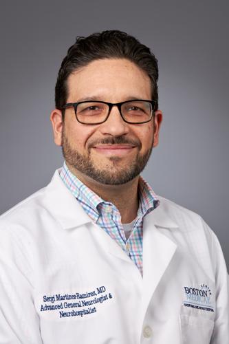 Headshot of Sergi Martinez, a neurologist at Boston Medical Center