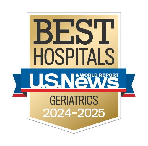 US News badge for Geriatrics