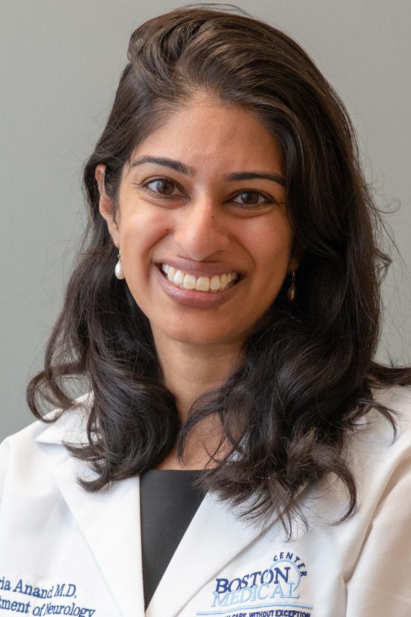 Headshot of Pria Anand, a neurologist at Boston Medical Center