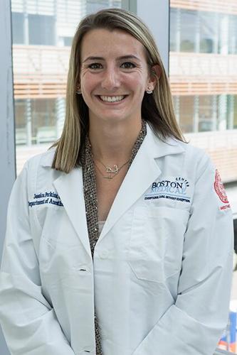Headshot of Jessica L. Perkins, MS, CRNA, nurse anesthetist at Boston Medical Center