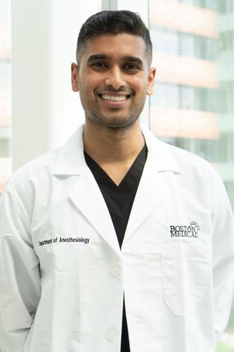 Headshot of Krishana Pokuri, MD, anesthesiologist at Boston Medical Center