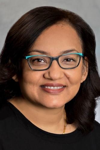 Headshot of Bharati Sinha, MD, neonatologist at Boston Medical Center