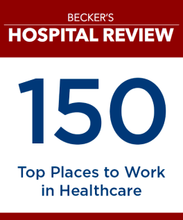 Becker Hospital revisa el logotipo de los 150 mejores lugares para trabajar