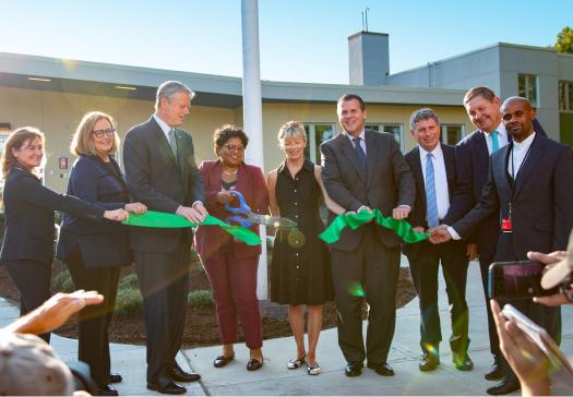 Kate Walsh at ribbon cutting