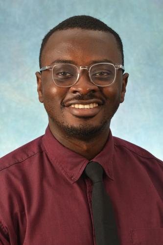 Photo of Kwaku Twum, PhD, clinical chemist at Boston Medical Center