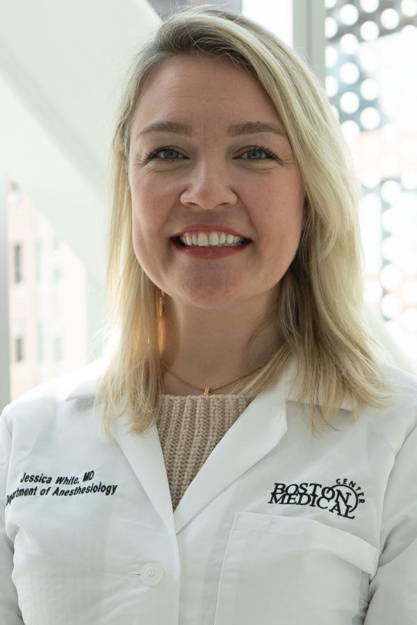 Headshot of Jessica J. White, MD, anesthesiologist at Boston Medical Center